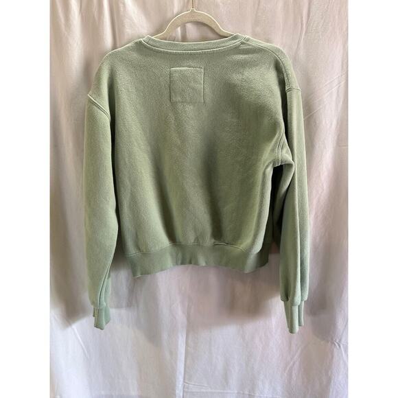 C'est Toi Green Cropped Sweatshirt - Size Large - Excellent Condition - Picture 2 of 3